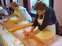 You ll learn how to hand roll two kinds of pasta dough and make a multitude of pasta shapes, including capelletti, tagliatelle, tagliolini and the Romagnolo specialty strozzapreti.