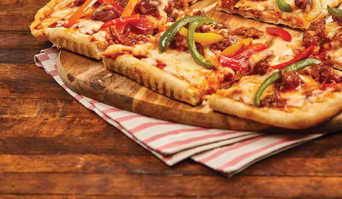 Grilled Chorizo Pizza Serves 4 3 tbsp.