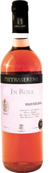CLASSIFICATION: Toscana IGT Rosato GRAPES: Canaiolo 70%, Sangiovese 30% COLOUR & BOUQUET: Rose' coloured. Has good body and is full of youthful charm.