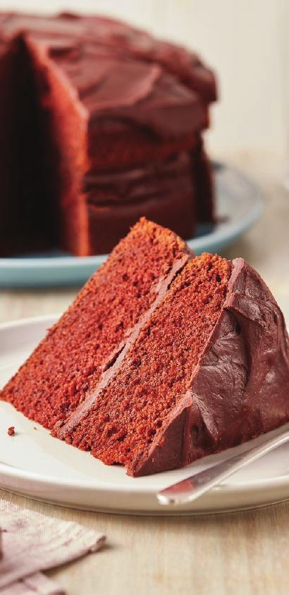 EXTRA CHOCOLATEY CHOCOLATE CAKE PREP TIME: 30 MINUTES + COOLING TIME MAKES: 12 SERVINGS BAKE TIME: 35 MINUTES FREEZING: EXCELLENT CAKE 2 cups (500 ml) Robin Hood Best for Cake & Pastry Flour 2 tsp