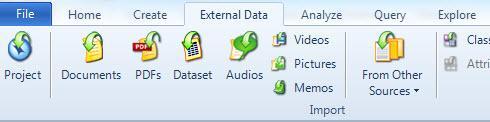IMPORT SOURCES INTO NVIVO Import documents Click Interview subfolder (make
