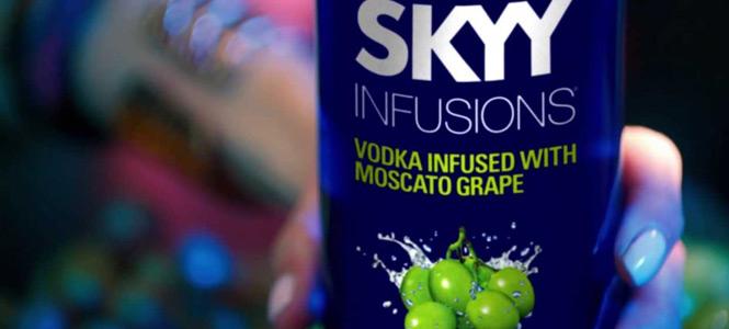10 Liqueur Trends Category blurring opens up new growth opportunities SKYY Infusions Moscato Grape is the first-ever infused vodka to combine the number-one flavor in the wine category with the