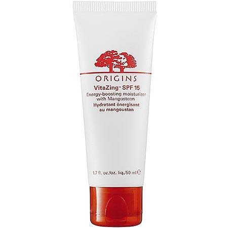 Origins: VitaZing SPF 15 Product Description: This multi-tasking moisturizer handles the vital jobs of hydrating, energizing and protecting to maintain skin's momentum all day.