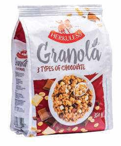 Granola with strawberries 350 g 12 56 Herkuless Active&Fit