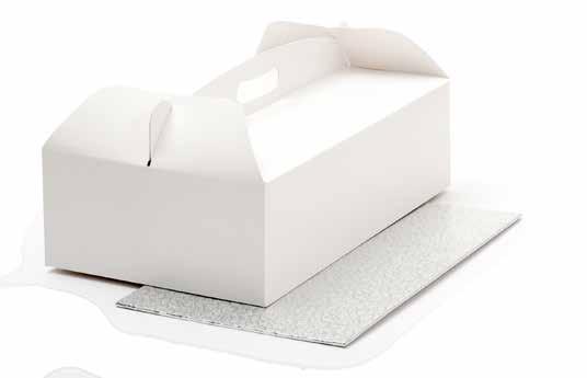 - Cake Board cm Ø 33x0,3h 1+1 pc 10 0340110 Box cm 36x36x12h - Cake Board cm Ø 35,5x0,3h 1+1 pc 10 RECTANGULAR BOX WITH CAKEBOARD 0340111 Box cm 31x6x12h -