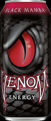 Venom 16oz Cans (24pk) Black Mamba Killer Taipan Mango Death Adder Fruit Punch 1008 5890