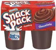 pk. Selected Hunt s Snack Packs