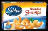 BREADED SHRIMPS Processed from premium peeled & deveined freshly harvested shrimps, coated with a very special
