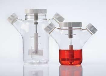 Spinner Flasks heaton Science Products has long been an innovator in W cell culture flasks.