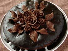 Make Modelling Chocolate Roses Chocolate Leaves Ingredients 2 oz (60 g) melted chocolate (dark, milk, or white) Preparation 1.