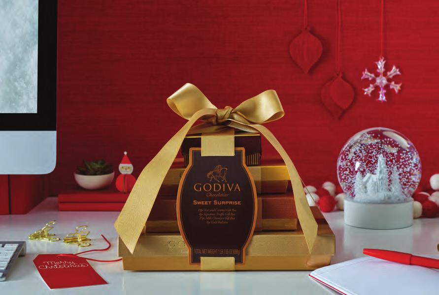 55 oz $90 OD U Nut & Caramel Gift Box (19 pc) Milk Chocolate Gift Box