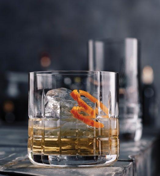 The collection and patterns are cleverly named after counties and lakes in Kentucky, birthplace of American Bourbon, making these unique glasses a great choice for any beverage served mixed, neat or