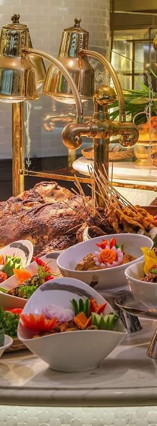 Platinum Buffet All-inclusive Guests will enjoy two entrees and choice of three salads, seasonal vegetables and choice of: roasted baby potatoes, smashed red potatoes or basmati rice, plus crudités