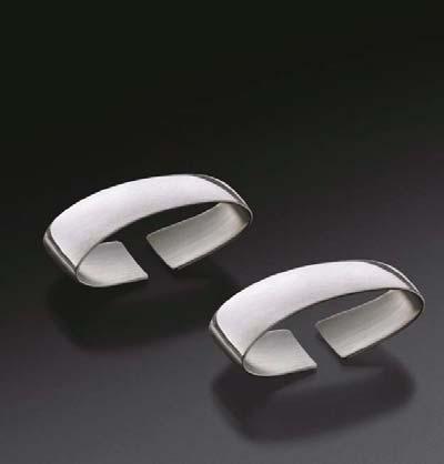 Serviettenring, 2er-Set Napkin ring, set of 2 Design: Peter Bockwoldt Edelstahl 18/10, matt Stainless steel 18/10, matt Art.
