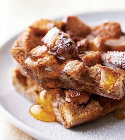 Sweet and Simple French Toast 2 slices bread 1 egg 2 tbsp milk 1 tsp sugar 1/2 tsp Cinnamon 1. Toast bread in toaster to desired amount. 2. Combine remaining ingredients in medium bowl and whisk. 3.