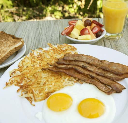 Specialty Breakfasts Substitute 2 Buttermilk pancakes for hash browns and toast. Substitute egg whites for.75.