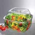 ICE Versatile serving bowl with dual purpose lid/ice
