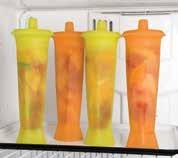Buckets, Tubs, & Beverageware Easy to prepare and use. Just fill with fresh cut fruit and water and place in freezer.