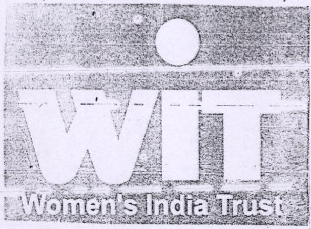1844687 28/07/2009 WOMEN'S INDIA TRUST trading as WOMEN'S INDIA TRUST 23, BOMBAY MARKET, TARDEO, BOMBAY-400 034.