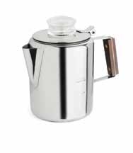 PERCOLATORS 2-3 CUP STAINLESS 55702 2-3 cup capacity 0-77615-00403-7 2-6 CUP STAINLESS 55703 2-6 cup capacity 0-77615-00406-8 PERFECT PERCOLATORS