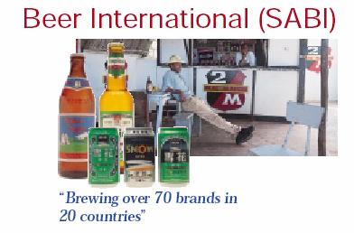 bottling plants with over 70 local and international brands in its portfolio.