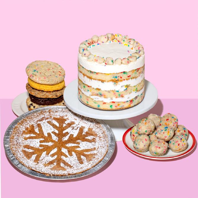 THE SWEET SPOT $86 An assortment of 6 cookies, 1 dozenbox of truffles & a 10 crack pie Cookies are packaged in our extra large tin - and include two of each flavor.