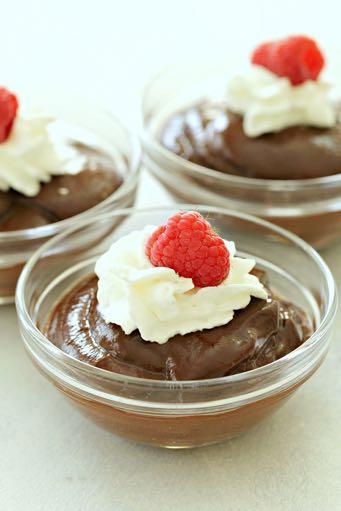 HEALTHY ABC CHOCOLATE PUDDING D E S S E R T Serves: 4 Prep Time: 1 Hour 10 Minutes Cook Time: Calories: 242 Fat: 11.1 Carbohydrates: 39.4 Protein: 3.6 Fiber: 8.7 Saturated Fat: 2.