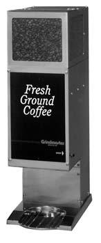 Grindmaster 115 and 250 Series Coffee Grinders Operation and Instruction Manual for Models 115A, 115AB, 250, 250A, 250AB, 250-3A, 250RH-2 & 250RH-3 Table of
