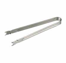 Barware I Tongs and Tweezers I Skewers, Stirrers and Straws 232 Tongs and Tweezers 45-34-196 45-34-197 45-34-195 45-34-060 Capacity Description Pack Price 45-34-196 20 - Ice Tong Deluxe (stainless