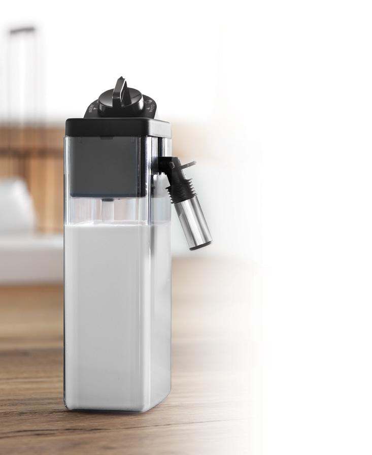 5 The De Longhi LatteCrema System mixes steam, air and milk in the correct