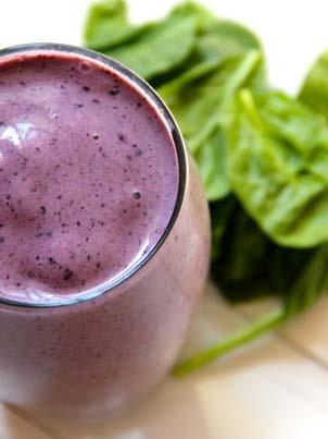 IMMUNE BOOOSTING SMOOTHIE Ingredients 1 cup of spinach 1 cups almond milk, unsweetened 1 cup of frozen mixed berries 1