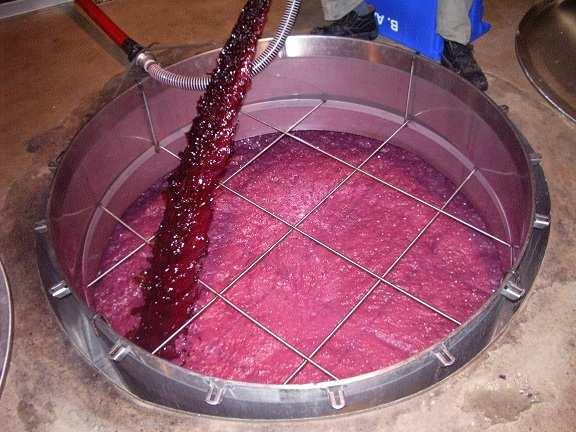 As early as December the wine goes into French barriques and is kept there with weekly control and
