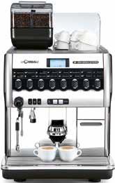 SUPERAUTOMATIC ESPRESSO COFFEE MACHINES S54 DOLCEVITA ACCESSORIES Q10 REFRIGERATED UNIT WITH COLD MILK FUNCTION Performance 260 espresso cups per hour. 190 cappuccino cups per hour (250cc cups).