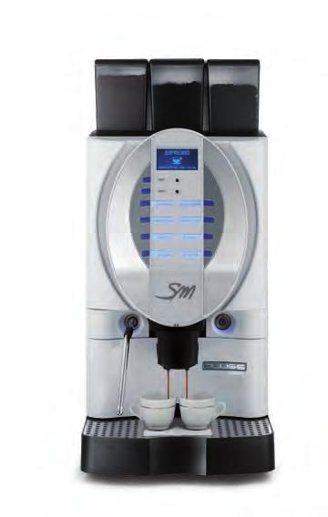 PLUS 7 is available in the basic version already with a rich range of accessories such as double grinder (and double hopper), milk frother (programmable to realize cappuccinos,