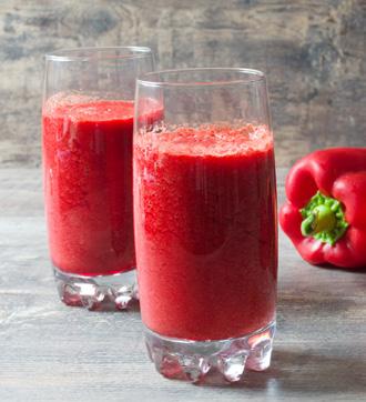 23 BLOOD SUGAR LOWERING SMOOTHIES Channel Orange Smoothie 1 red bell pepper, deseeded 1 navel orange, peeled 1 Tablespoon coconut oil 1 teaspoon cayenne pepper or