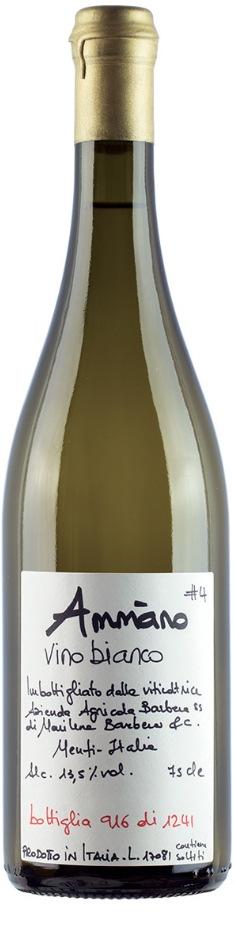 5 White Cru Ammàno #4 Vino da tavola (sold out) Entirely hand made from the grapes picking to the bottling, Ammàno is a true expression of craft wine.