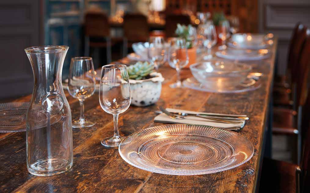 TEXTURED DINING: TIMELESS STYLING Decorative doesn t even begin