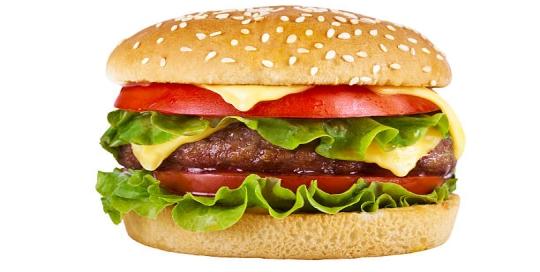 Hamburgeri Bistro s Cheeseburger (chifla, burger vita, sos 1000 insule felie chedarr, castravecior murat, rosie, inele ceapa, cartofi, porumb copt,cartofi) Blue burger (chifla, burger vita,