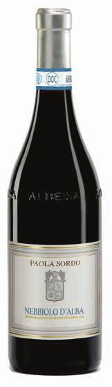 NEBBIOLO D ALBA Denominazione di Origine Controllata This Nebbiolo is grown on the sunny and steep vineyards of the Roero region in between the left bank of the Tanaro river and some areas in the