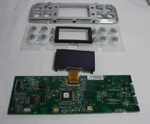 18 CPU board, display and front panel Loosen the screws as shown to