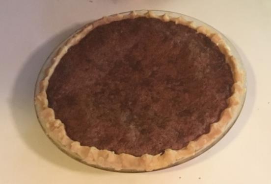 Tollhouse Pie Stephanie Long "I love making this pie because it is a pie my grandma always used to make at our family gatherings, and it has a special place in my