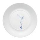 MEISSEN COSMOPOLITAN BLUE ORCHID MESH WHITE PLATES AND SAUCERS PLATE Ø 20 cm, 7 7/8 79A465-37071-1 STARTER PLATE Ø 22.