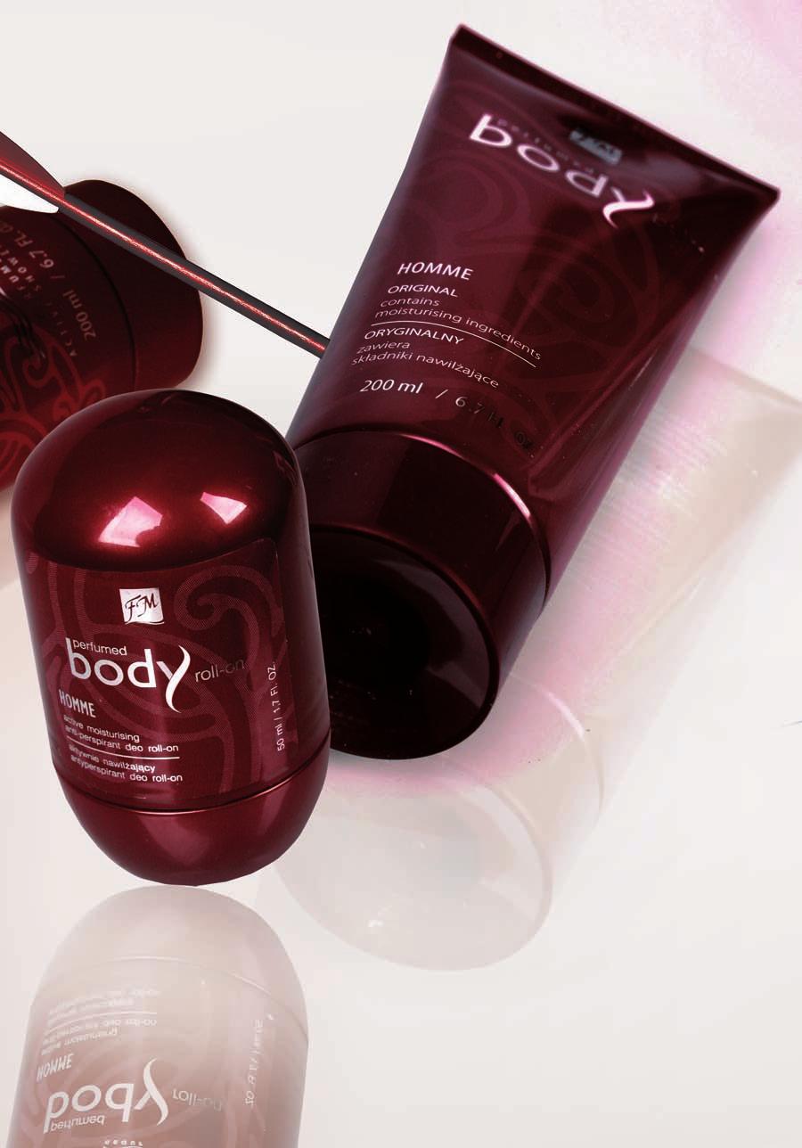 BODY COLLECTION Body lotion 200 ml Daily use of our FM perfumed Body Lotion for men will become one of your favourite rituals. Don t be misled that maintaining soft skin is only a women s priority!