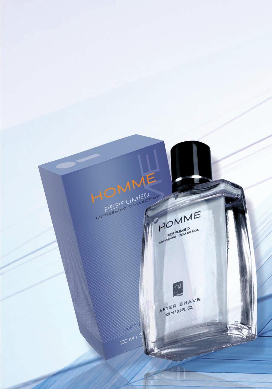 MENS REFRESHING collection feel the frosty freshness Aftershave 100 ml Feel the freshness of FM Aftershave on your skin!