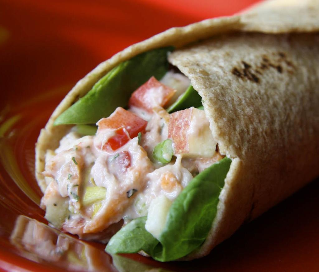 Tortilla Wraps Suggestions: cheese, lettuce, tomato, onion, olives, pickles Cold w/ Fries