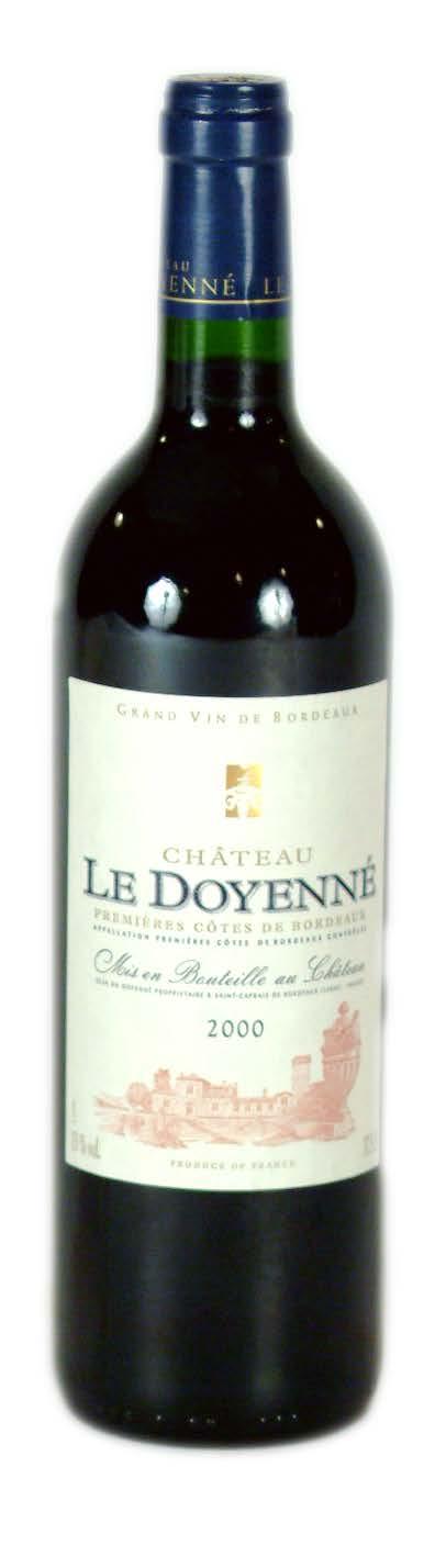 Distribution All the wines of Château Le Doyenné are chateau-bottled into heavy bottles, using firstquality corks, branded with the chateau-name and the vintage The wines are stored in an