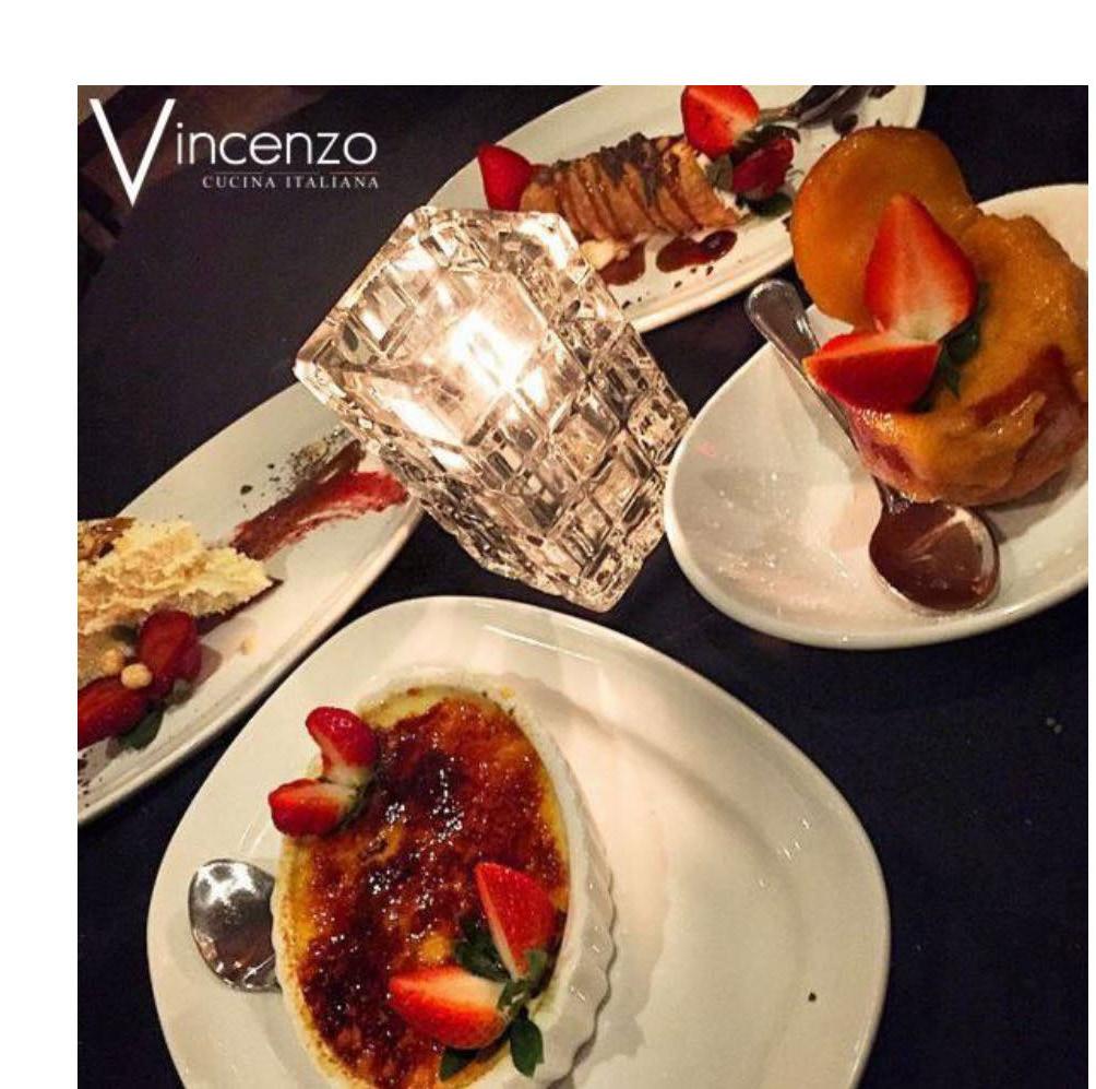 To complement your beautifully prepared meal, Vincenzo also boasts a fantastic wine list with both