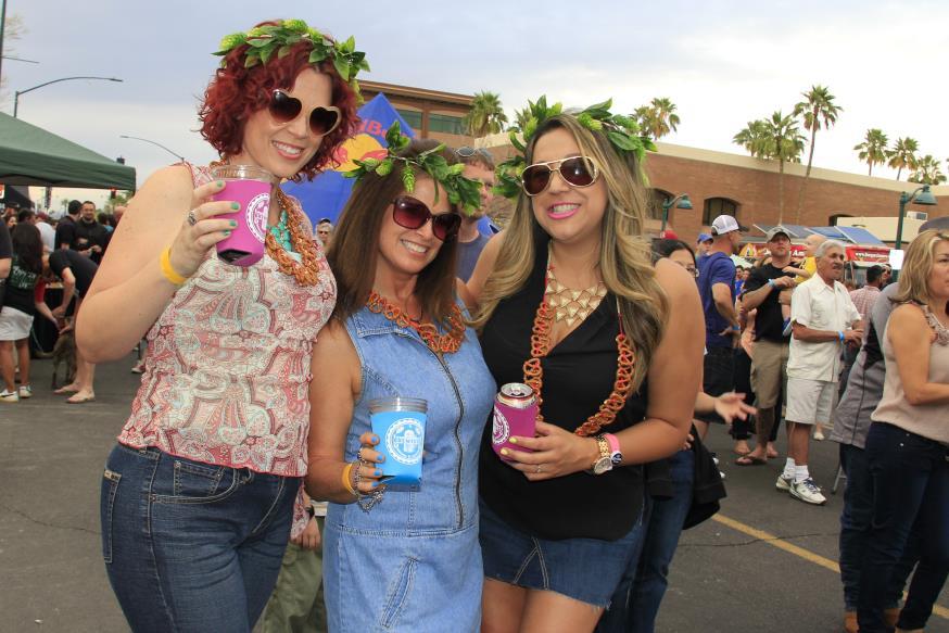 Because the event was not just for "beer drinkers" and was more of a block party atmosphere, it felt like we connected with more people who were new to craft beer.