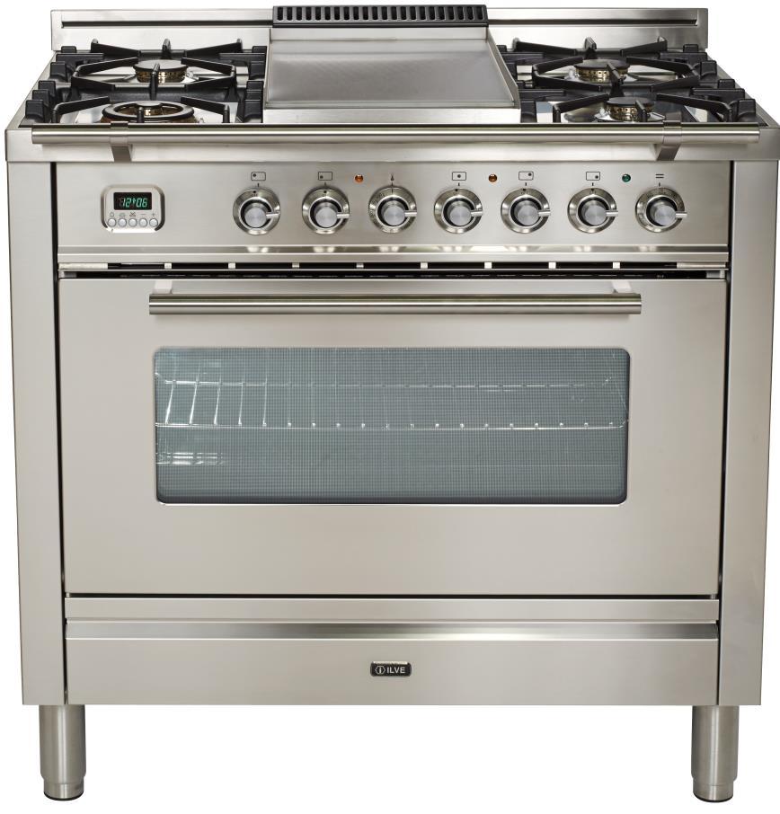 55 Convection Bake Convection Broil 3,700 Watts Oven Temperature Range 75-525 Racks 2 35 ⁷ ₁₆ w/o Backguard 35 ¾ 37 of Backguard 2 ⅜ 23 ⅝ with Backguard 25 ½ Weight (lbs.