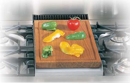 interchangeable with Griddle/Fry-Top plate when